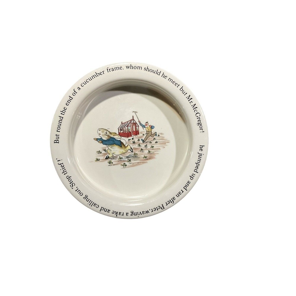 Wedgwood‎ of Etruria & Barlaston Beatrix Potter Peter Rabbit Cereal Bowl England